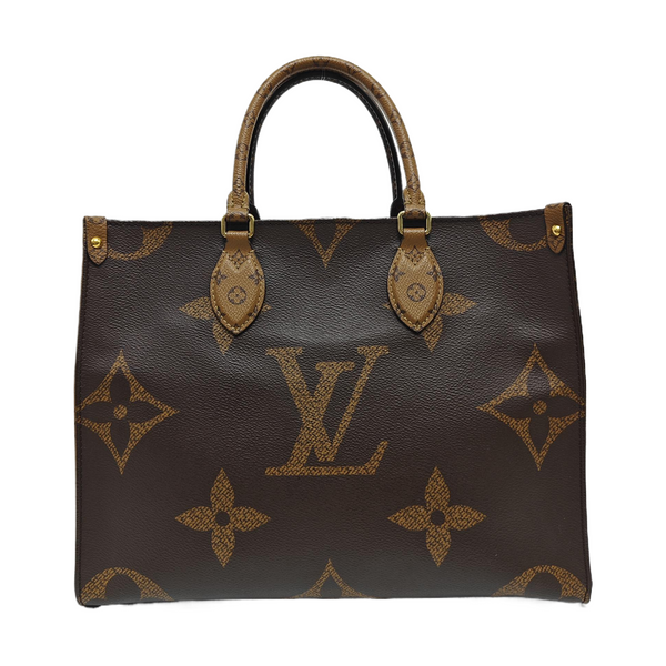 ONTHEGO MM Monogram Coated Canvas Brown