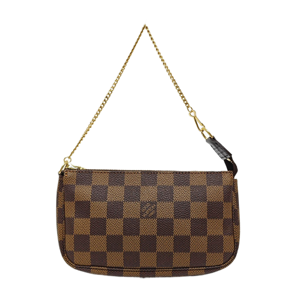 ACCESSOIRES MM Damier Ebene Coated Canvas Brown