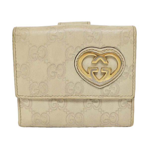 Lovely Monogram Calfskin Beige Wallet
