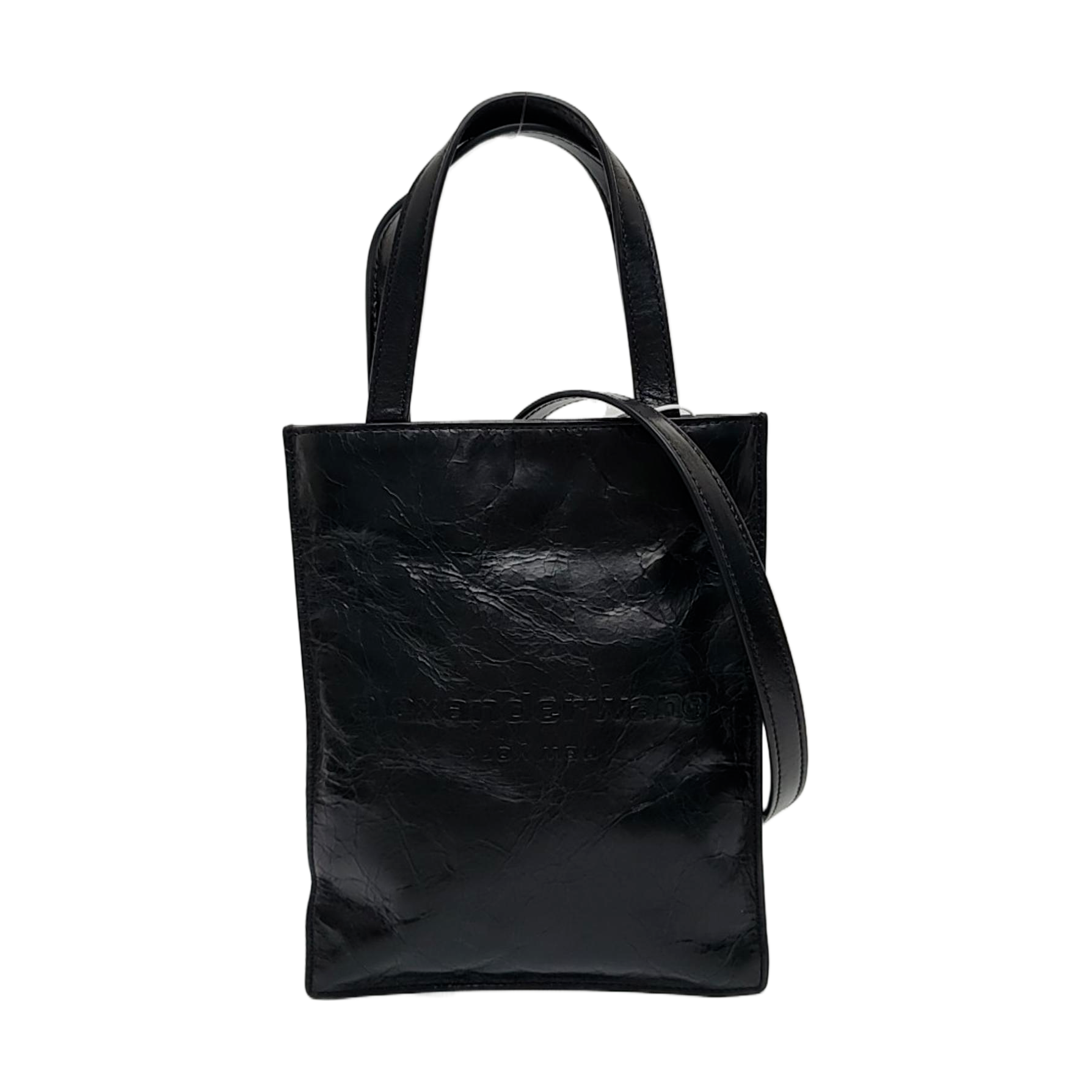 Calfskin Shoulder Bag Small Black