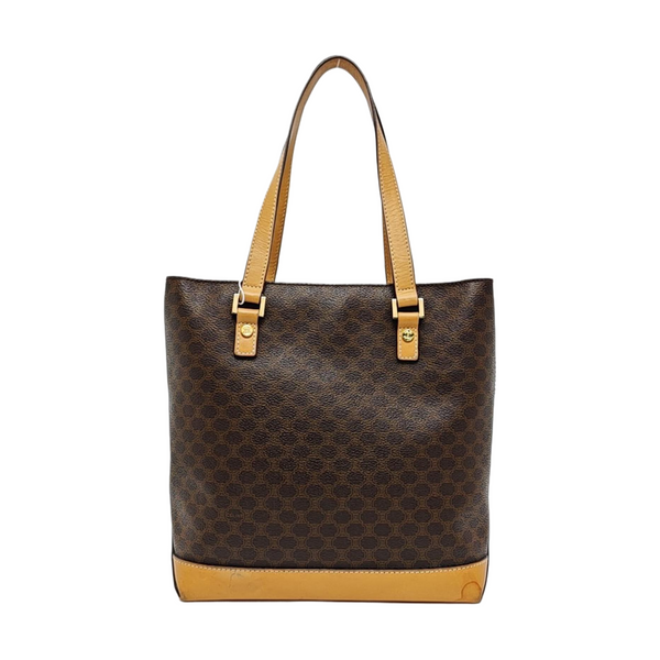MACADAM TOTE Coated Canvas Brown