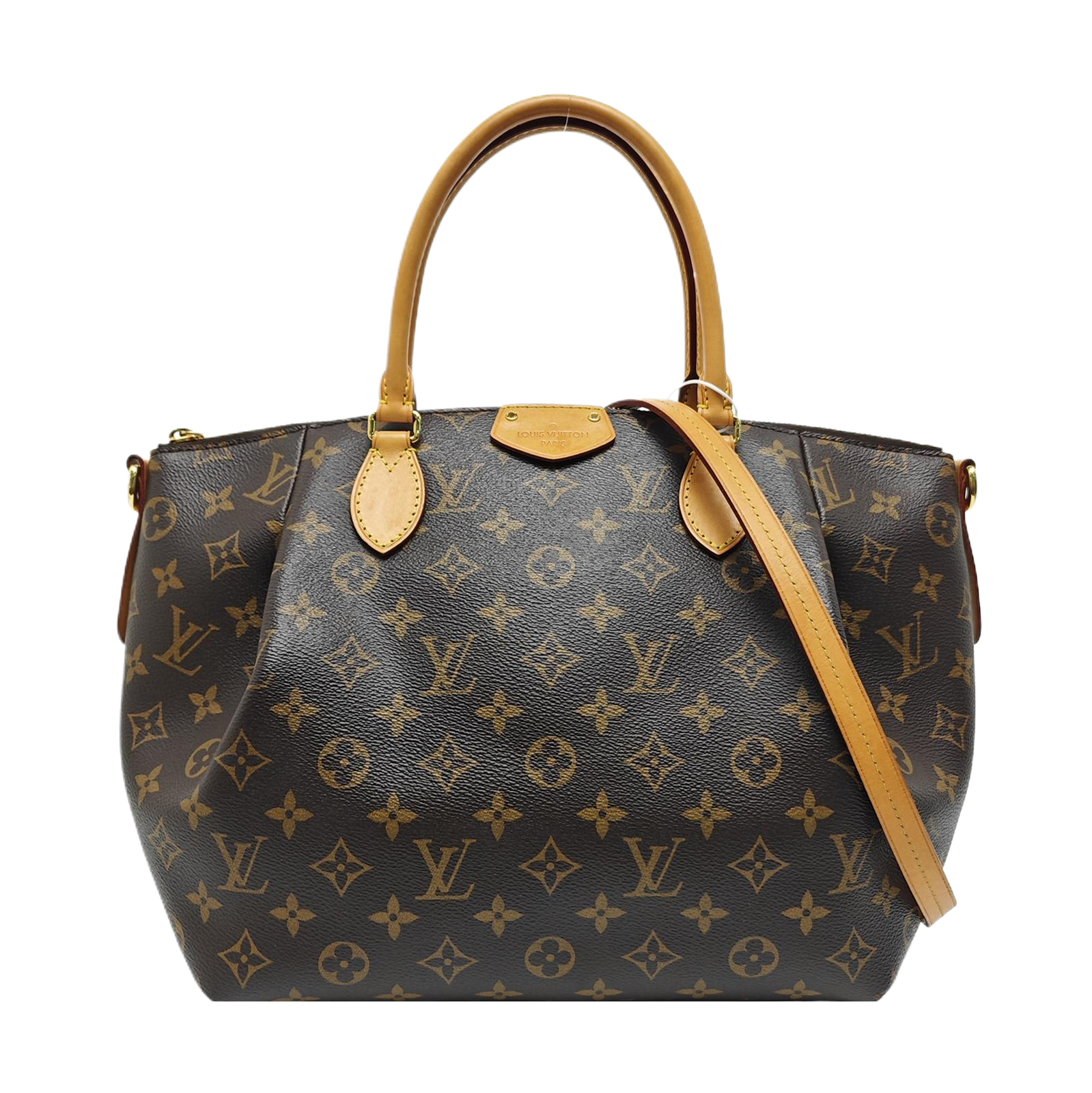 TURENNE PM Monogram Coated Canvas Brown