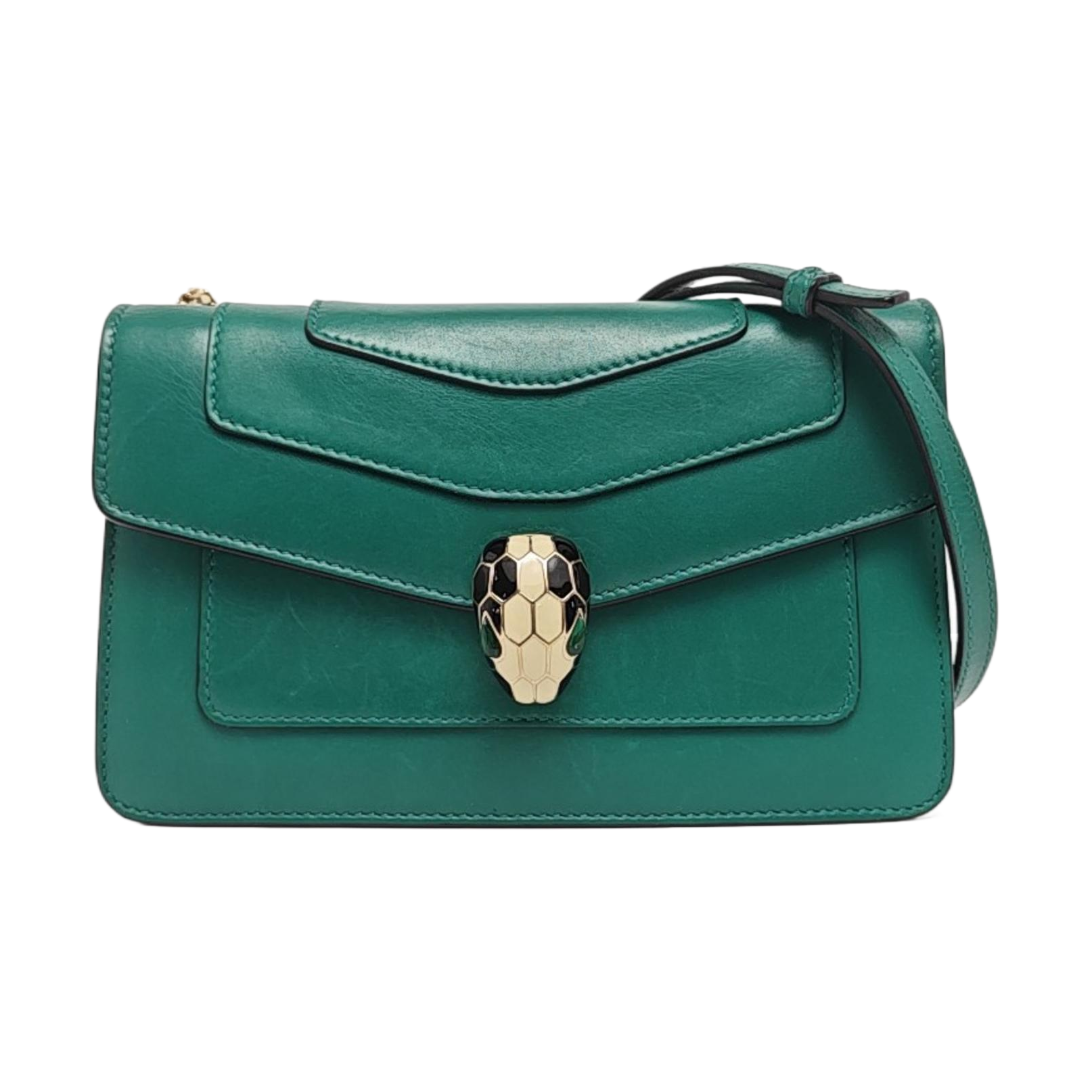 SERPENTI FOREVER Small Calfskin Green
