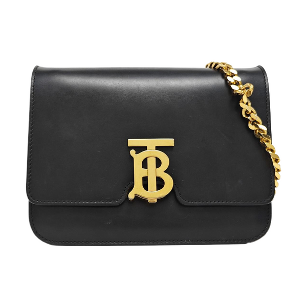 TB Small Calfskin Black
