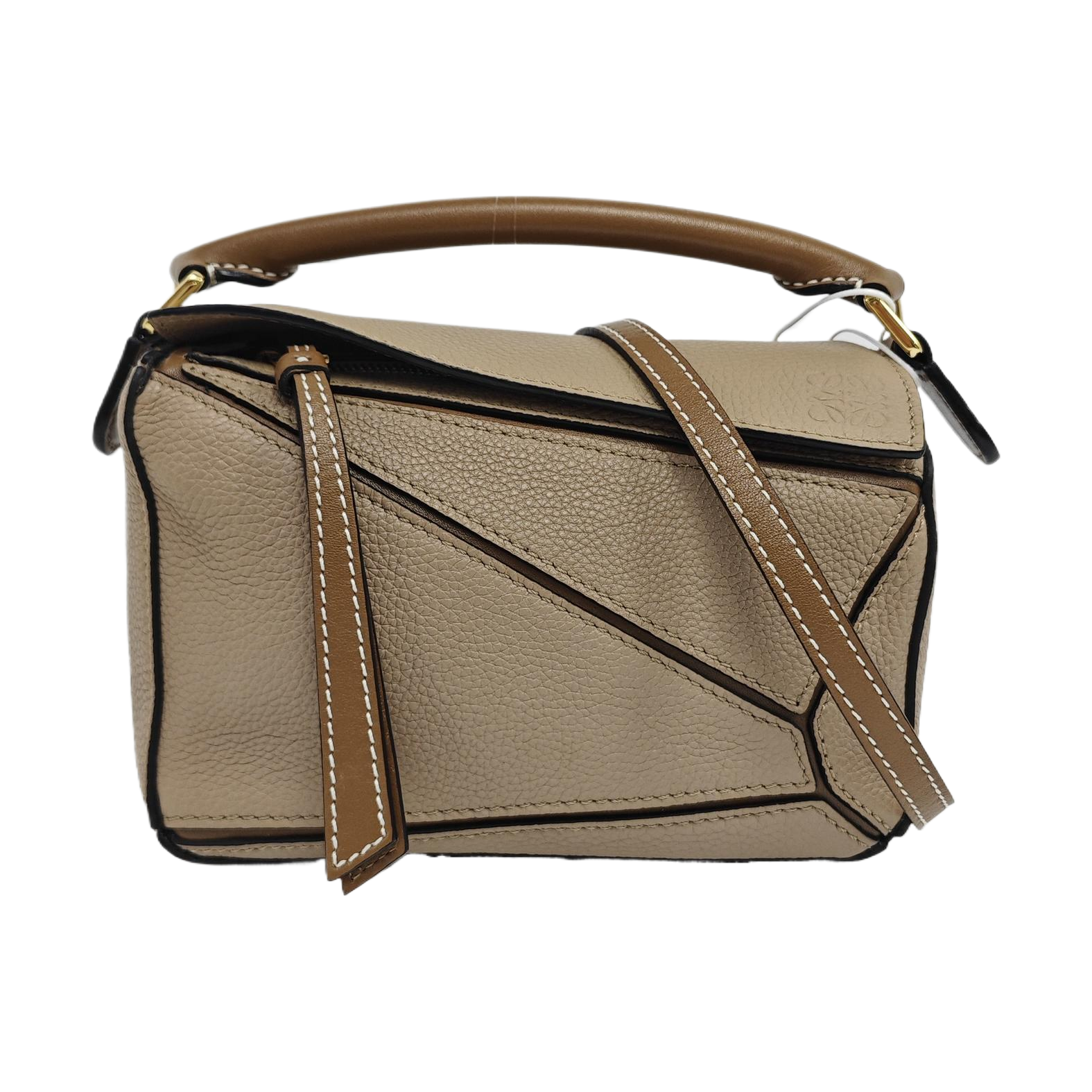 Puzzle Mini Calfskin Gray