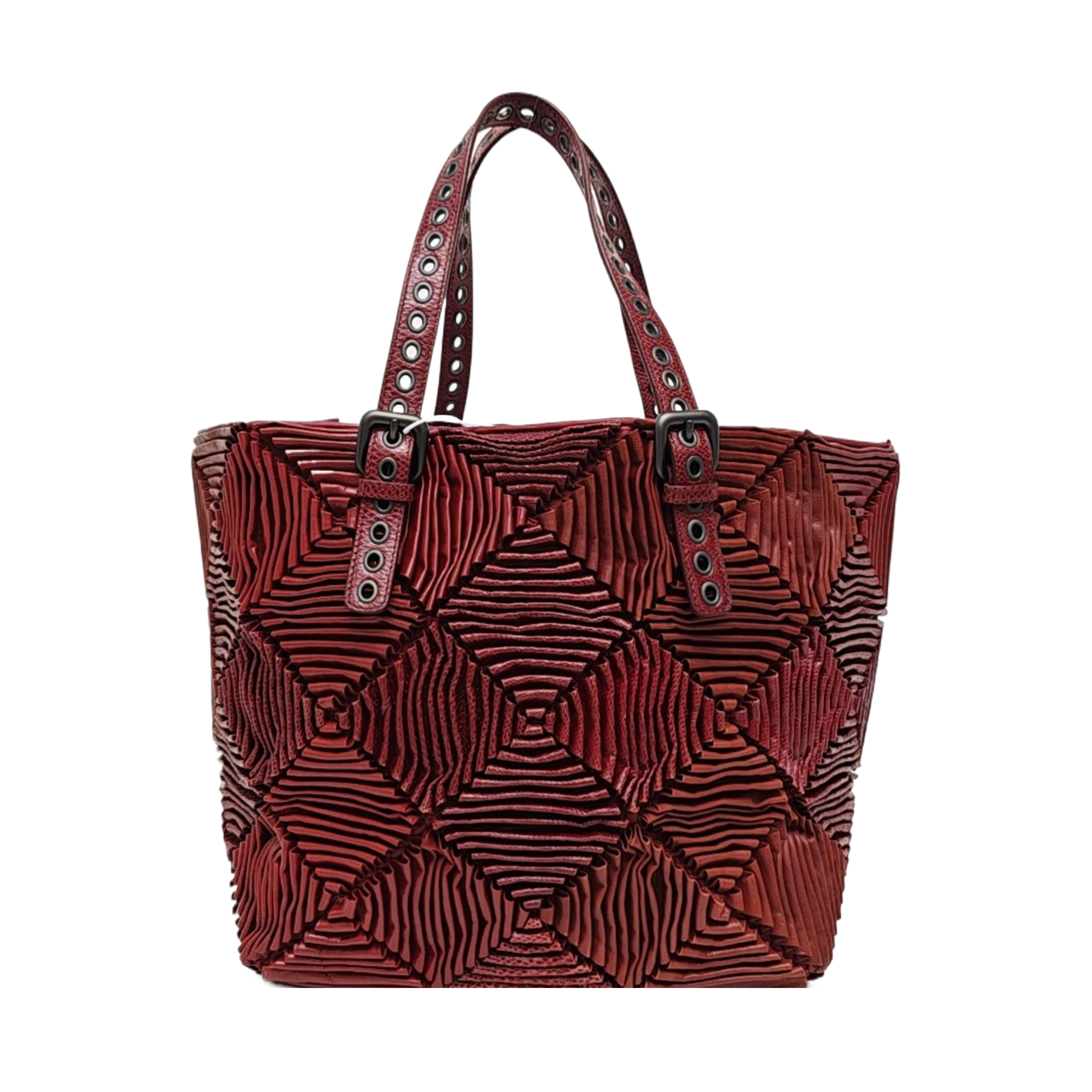 Calfskin Tote Bag Red