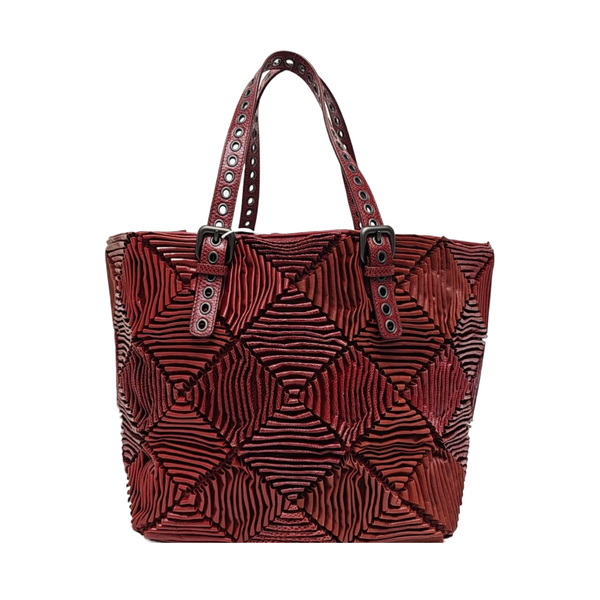 Calfskin Tote Bag Red