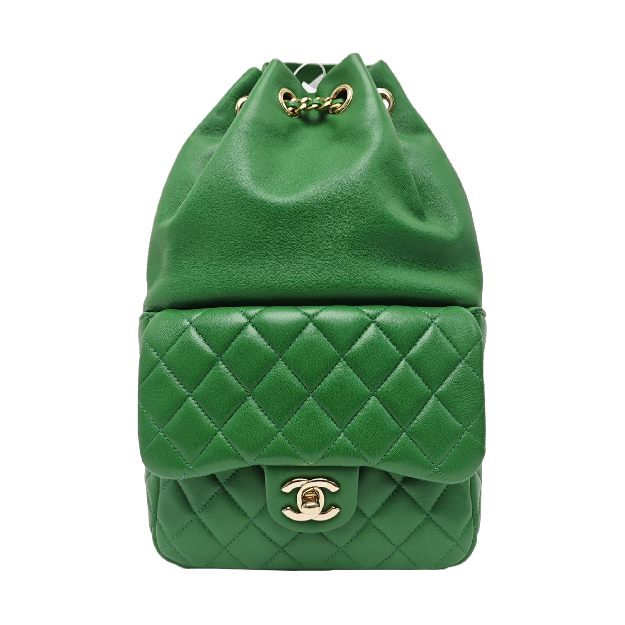 IN SEOUL Quilted Lambskin Green