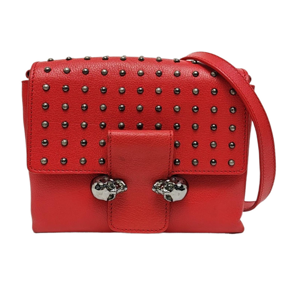 Calfskin Shoulder Bag Red