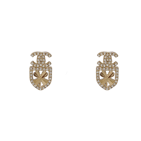 Metal Gold Stud Earrings