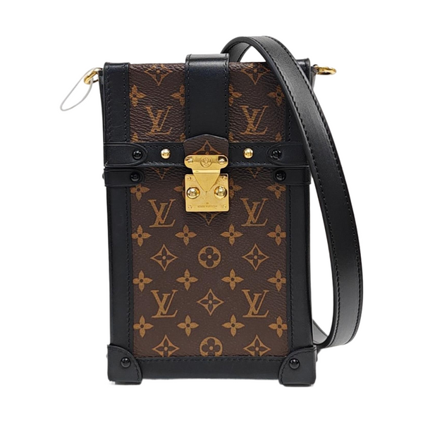 TRUNK Monogram Coated Canvas Brown