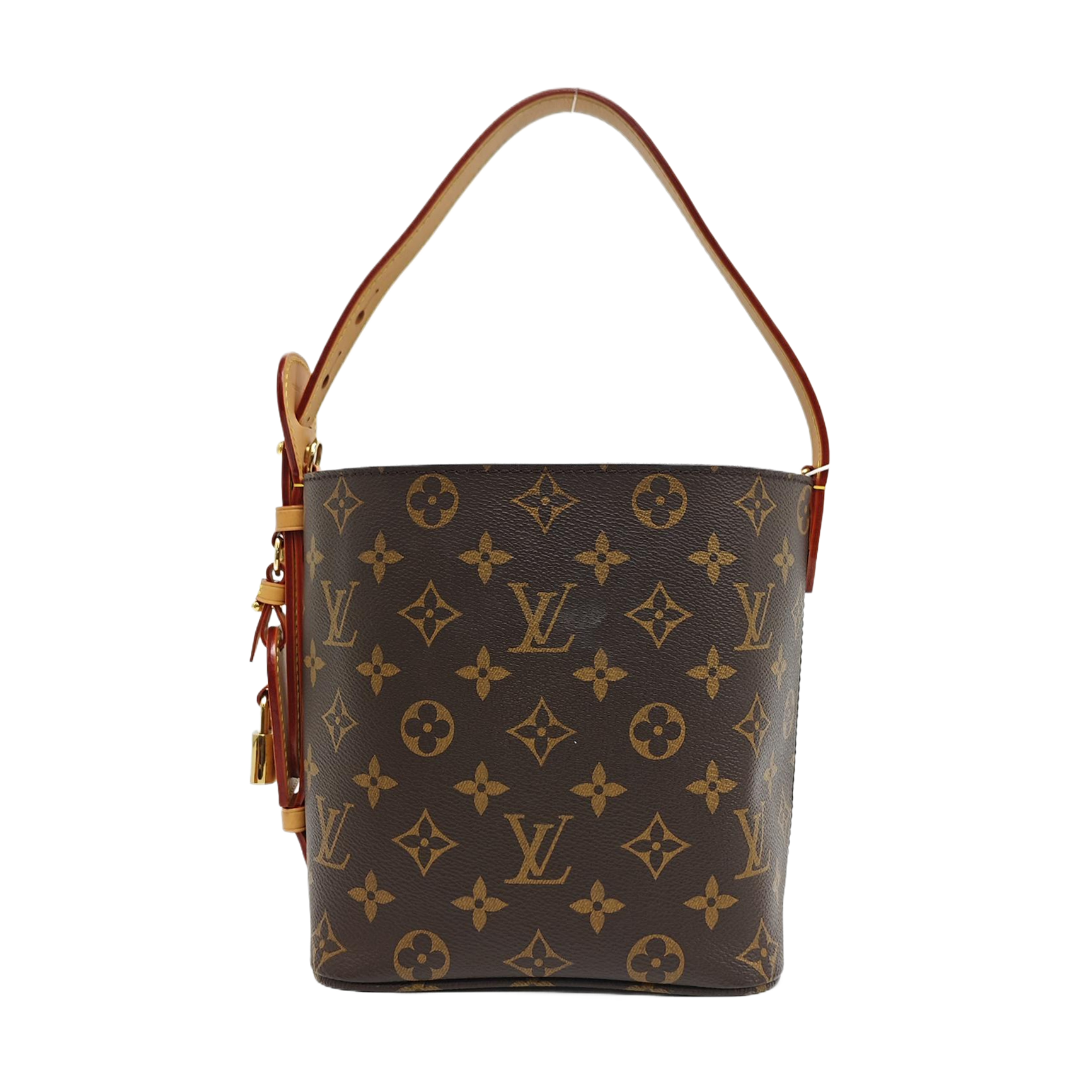 ALL IN Monogram Coated Canvas Brown