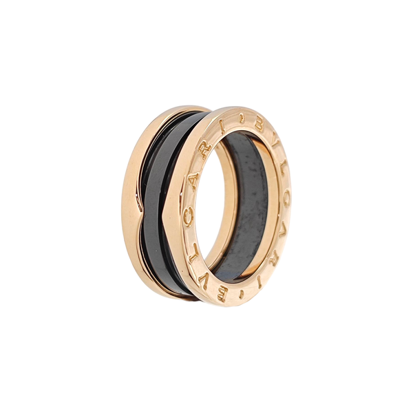 B.ZERO1 18k Rose Gold Ring EU 53