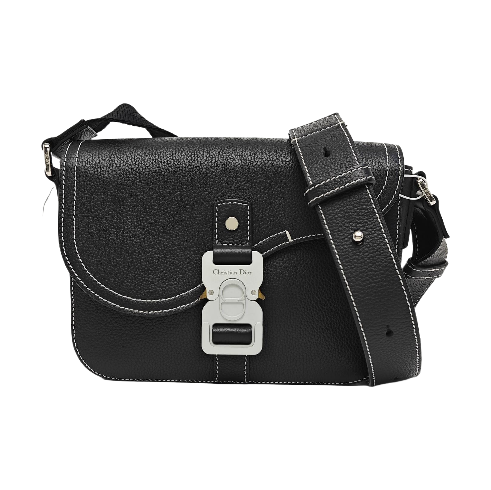 Saddle Small Calfskin Black