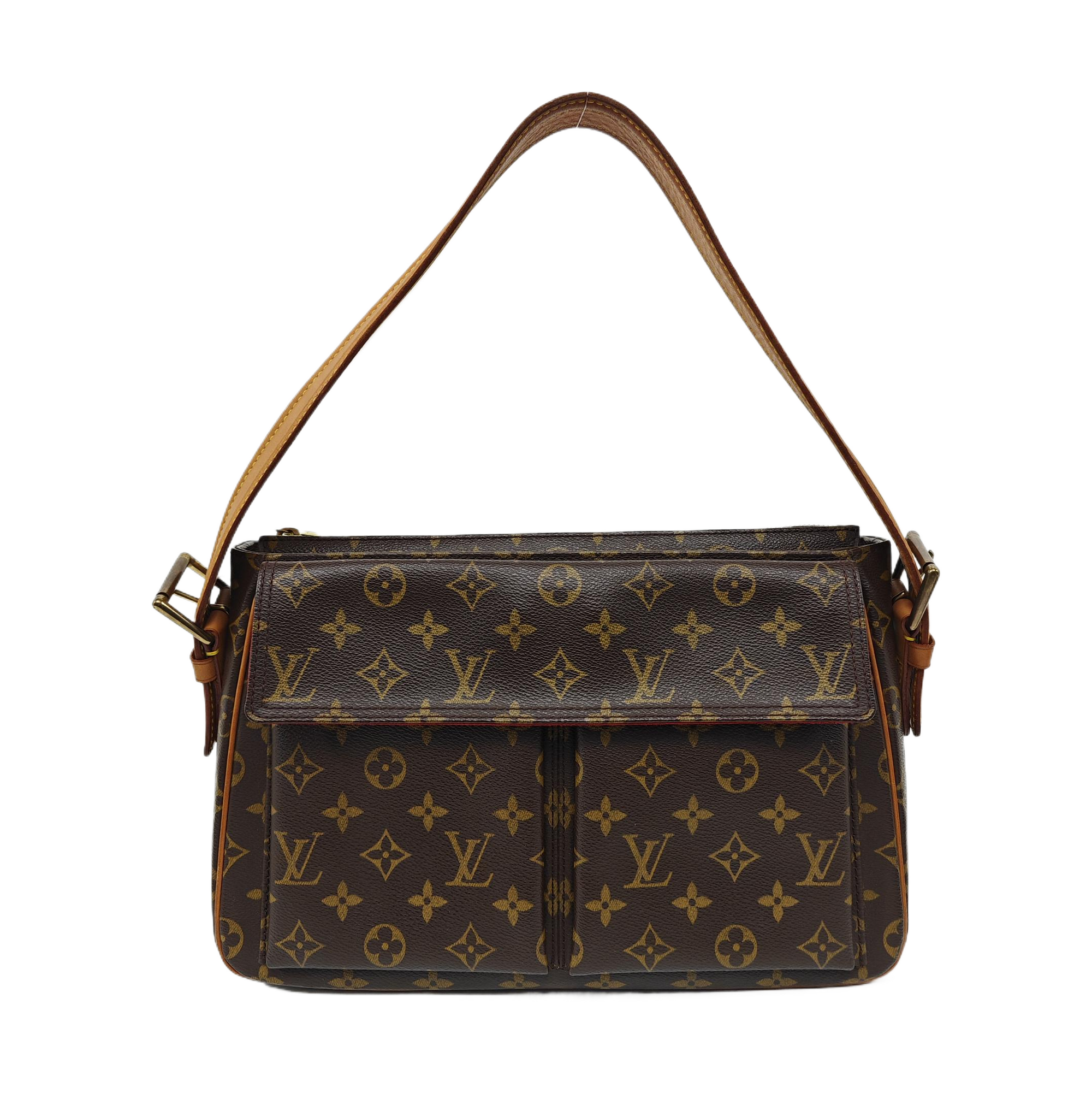 VIVA CITE Monogram Coated Canvas Brown