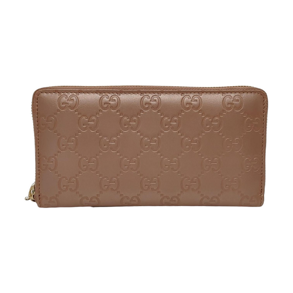Monogram Calfskin Wallet Pink