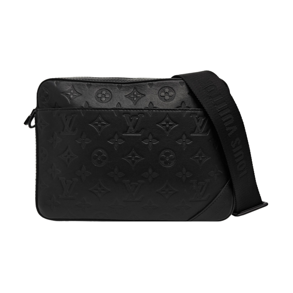 DUO Monogram Calfskin Black