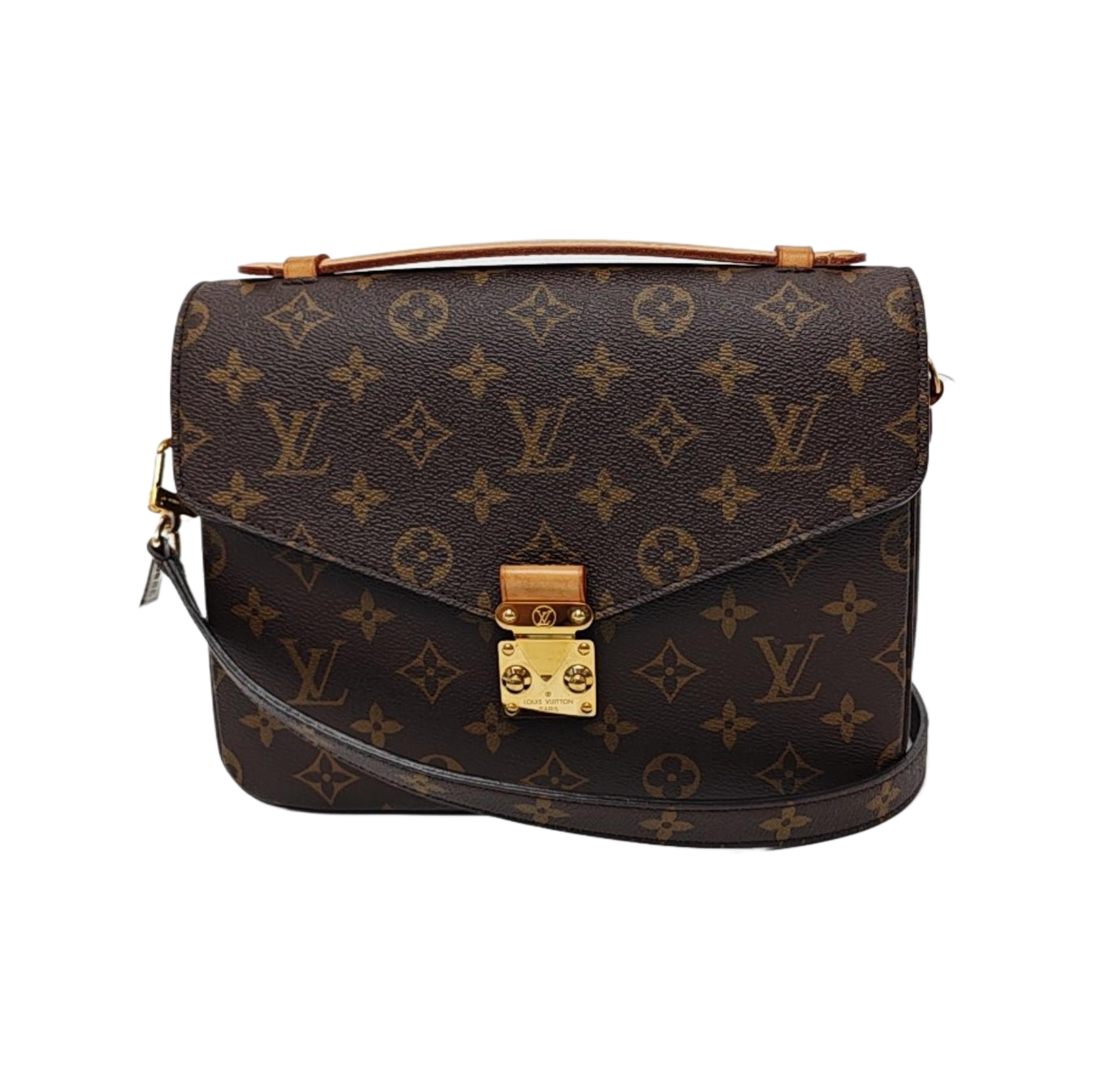 MÉTIS MM Monogram Coated Canvas Brown