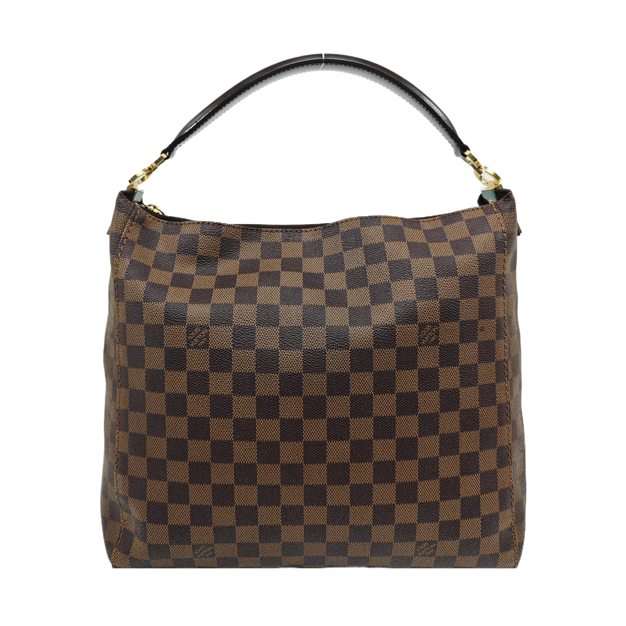 PORTOBELLO PM Damier Ebene Coated Canvas Brown