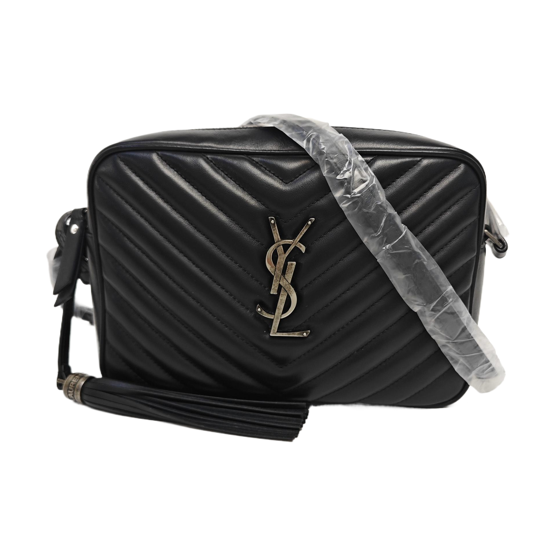 LOU Chevron Calfskin Black