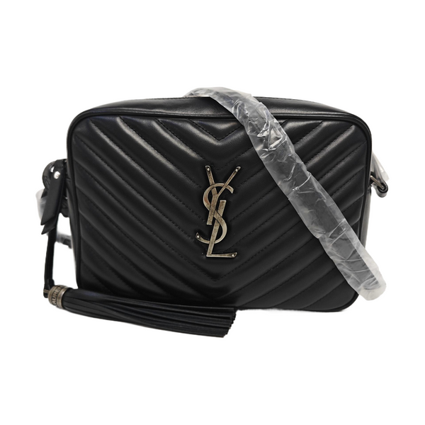 LOU Chevron Calfskin Black