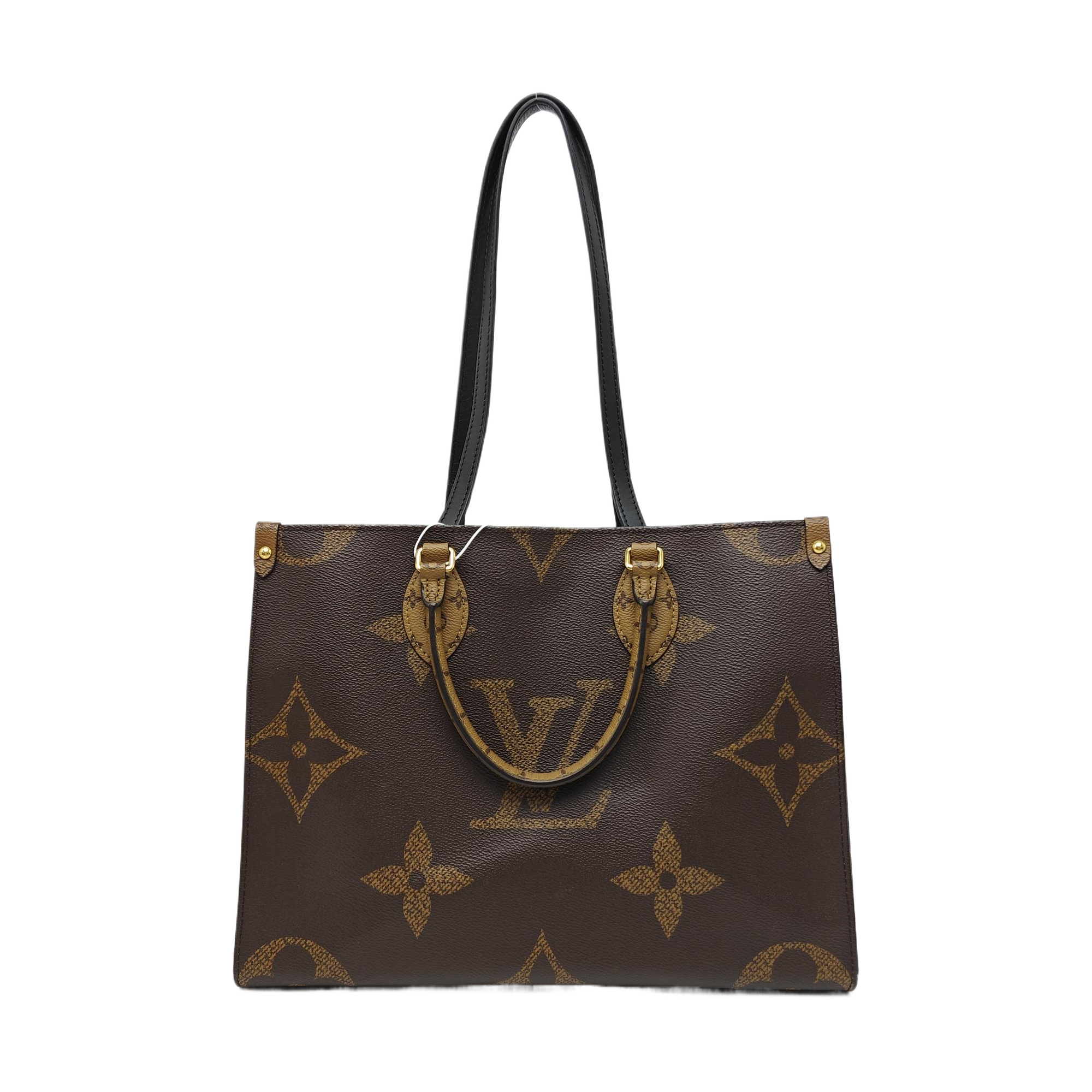 ONTHEGO MM Monogram Coated Canvas Brown