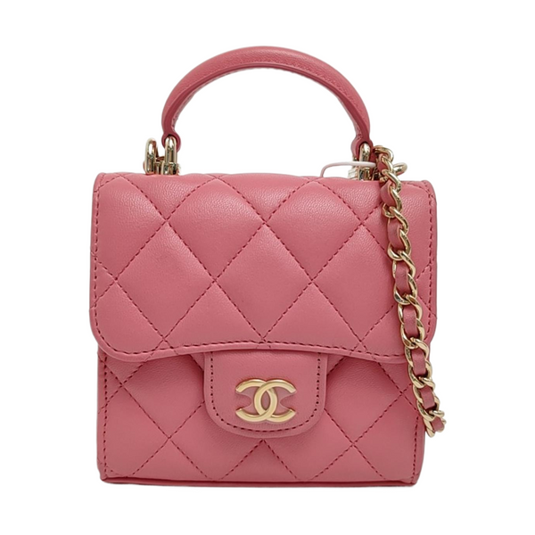 Quilted Lambskin Pink