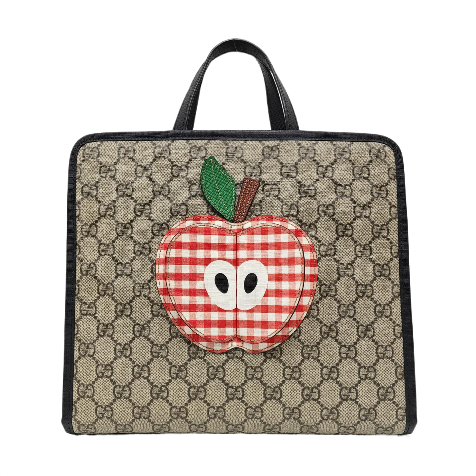 Children’s GG Bucket Monogram Coated Canvas Beige