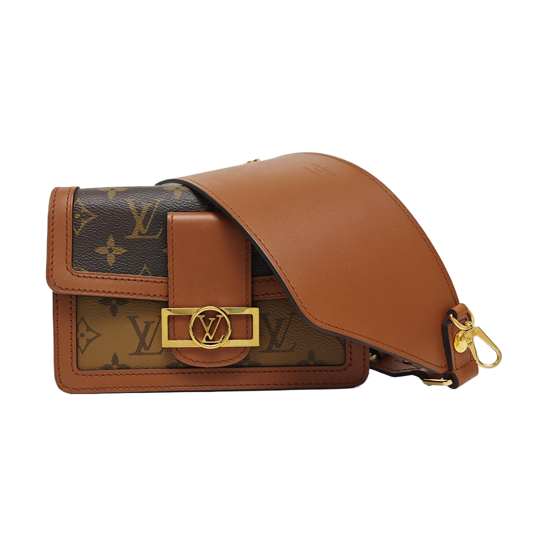 DAUPHINE Monogram Coated Canvas Brown