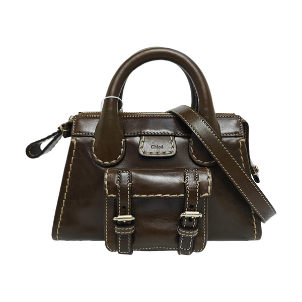 Edith Mini Calfskin Brown