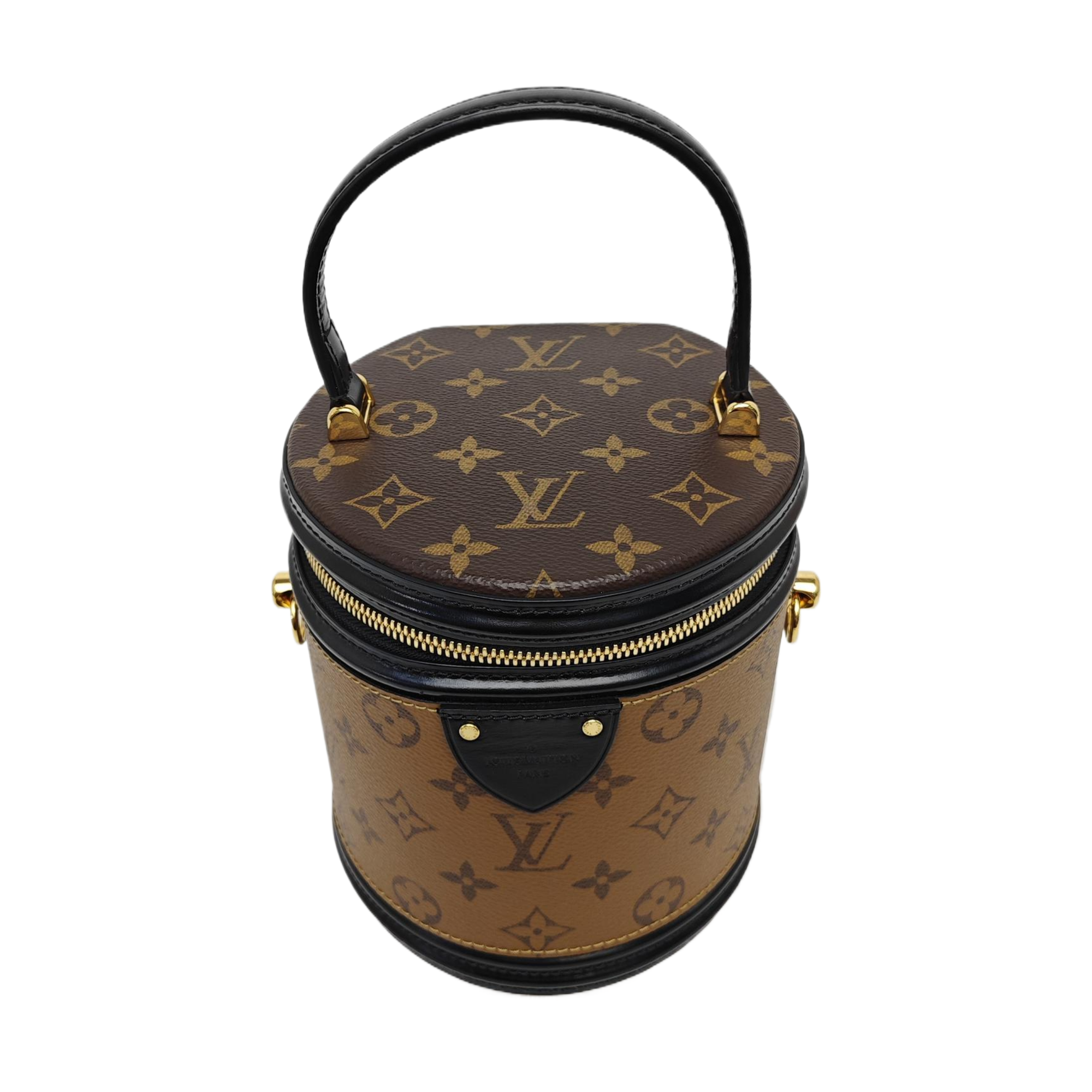 CANNES PM Monogram Coated Canvas Brown