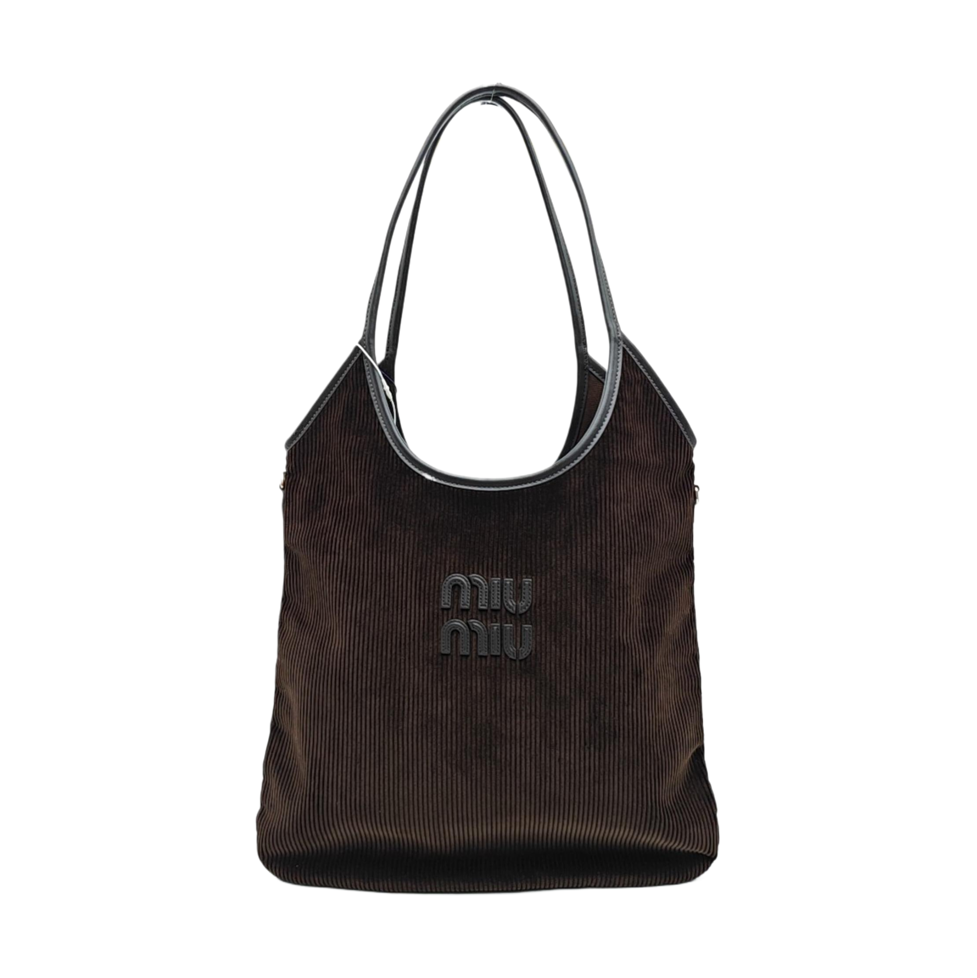 Corduroy Shoulder Bag Brown