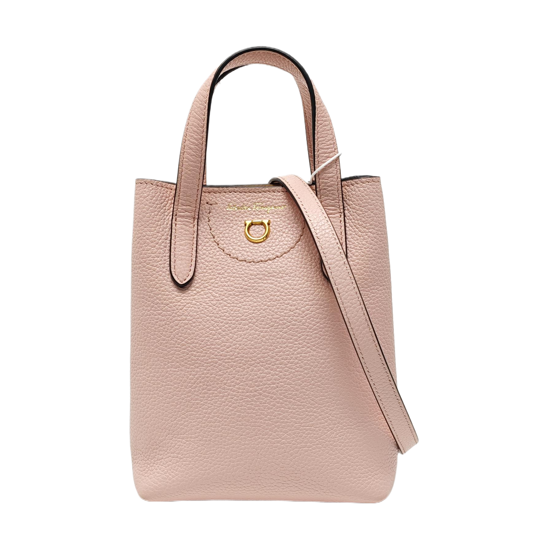 Gancini Mini Calfskin Pink