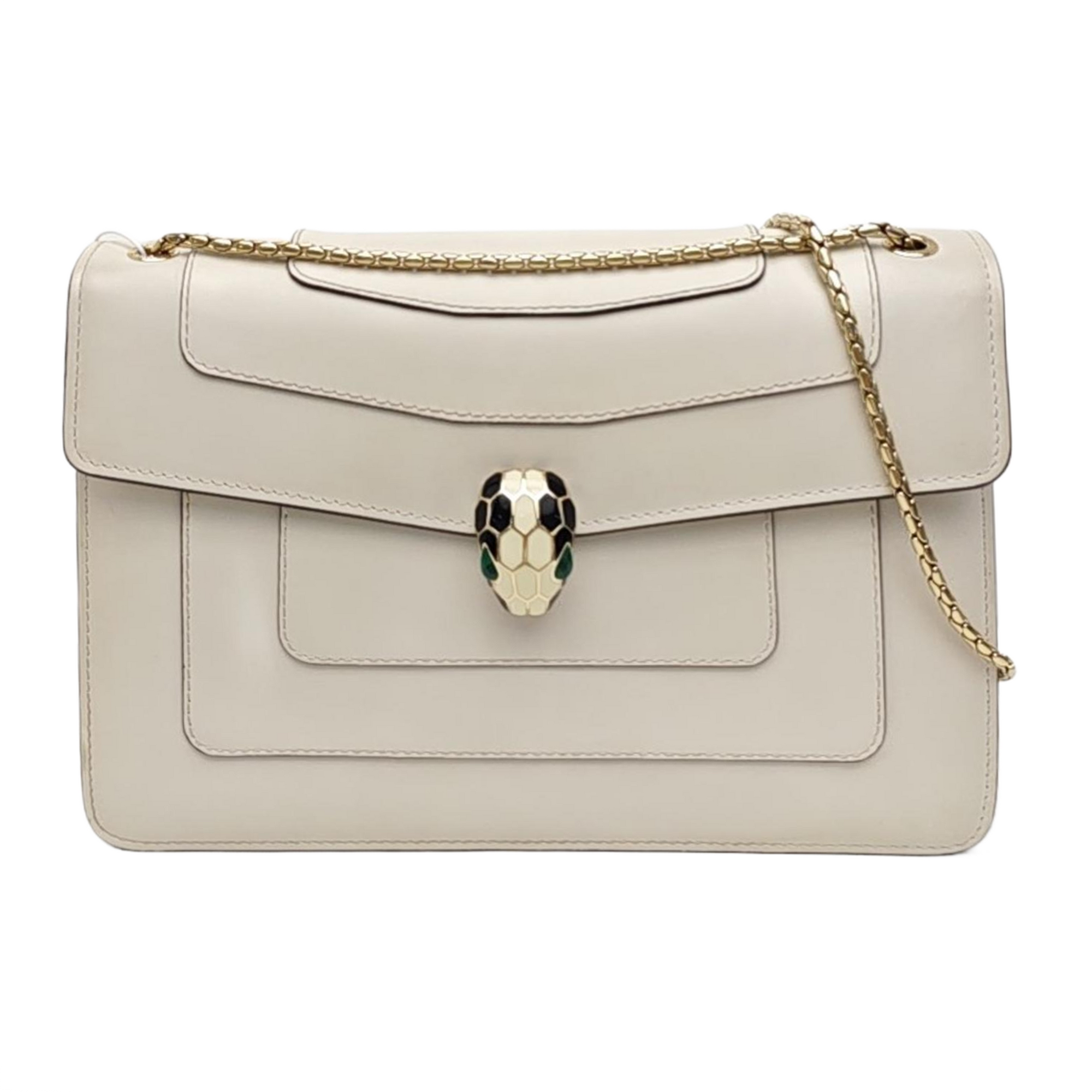 SERPENTI FOREVER Medium Calfskin Beige