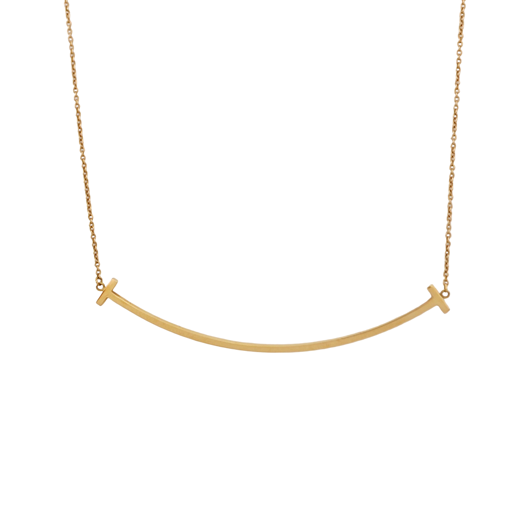 Tiffany T 18k Rose Gold Necklace