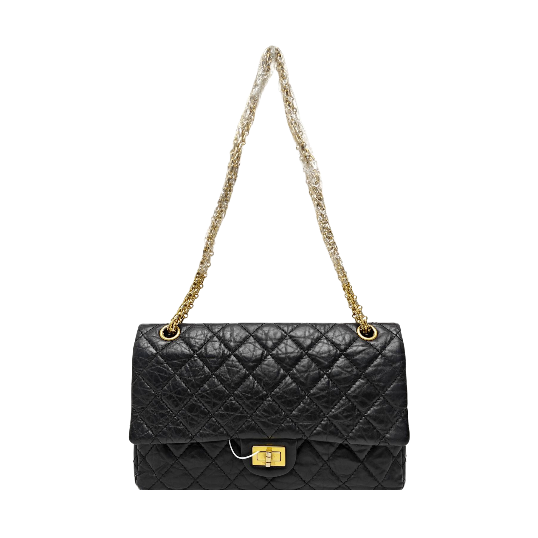 2.55 227 (jumbo) Quilted Calfskin Black
