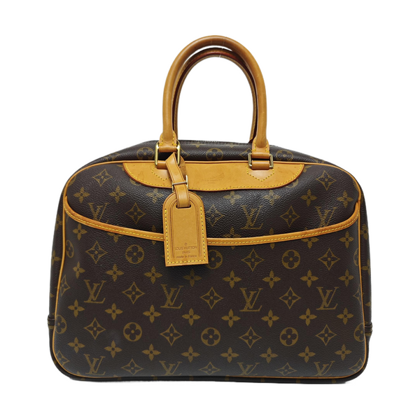 DEAUVILLE Monogram Coated Canvas Brown