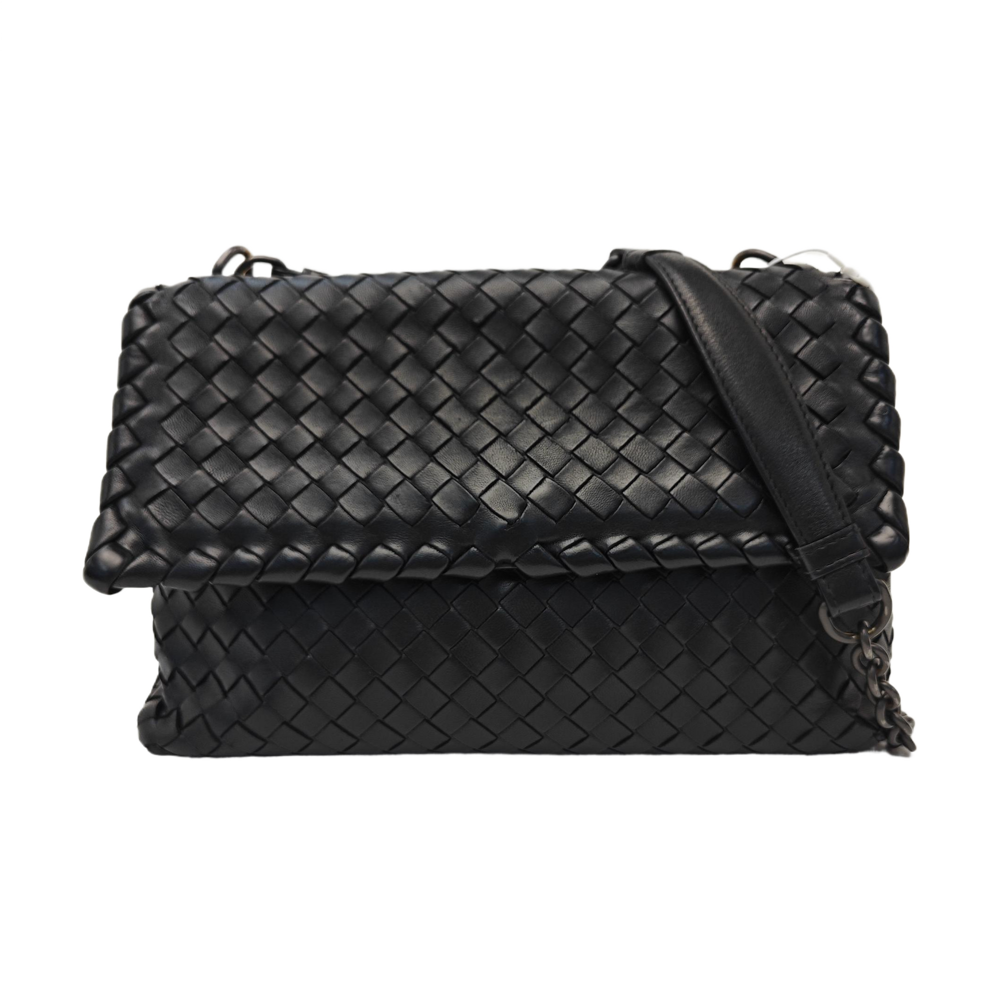 Lambskin Shoulder Bag Black