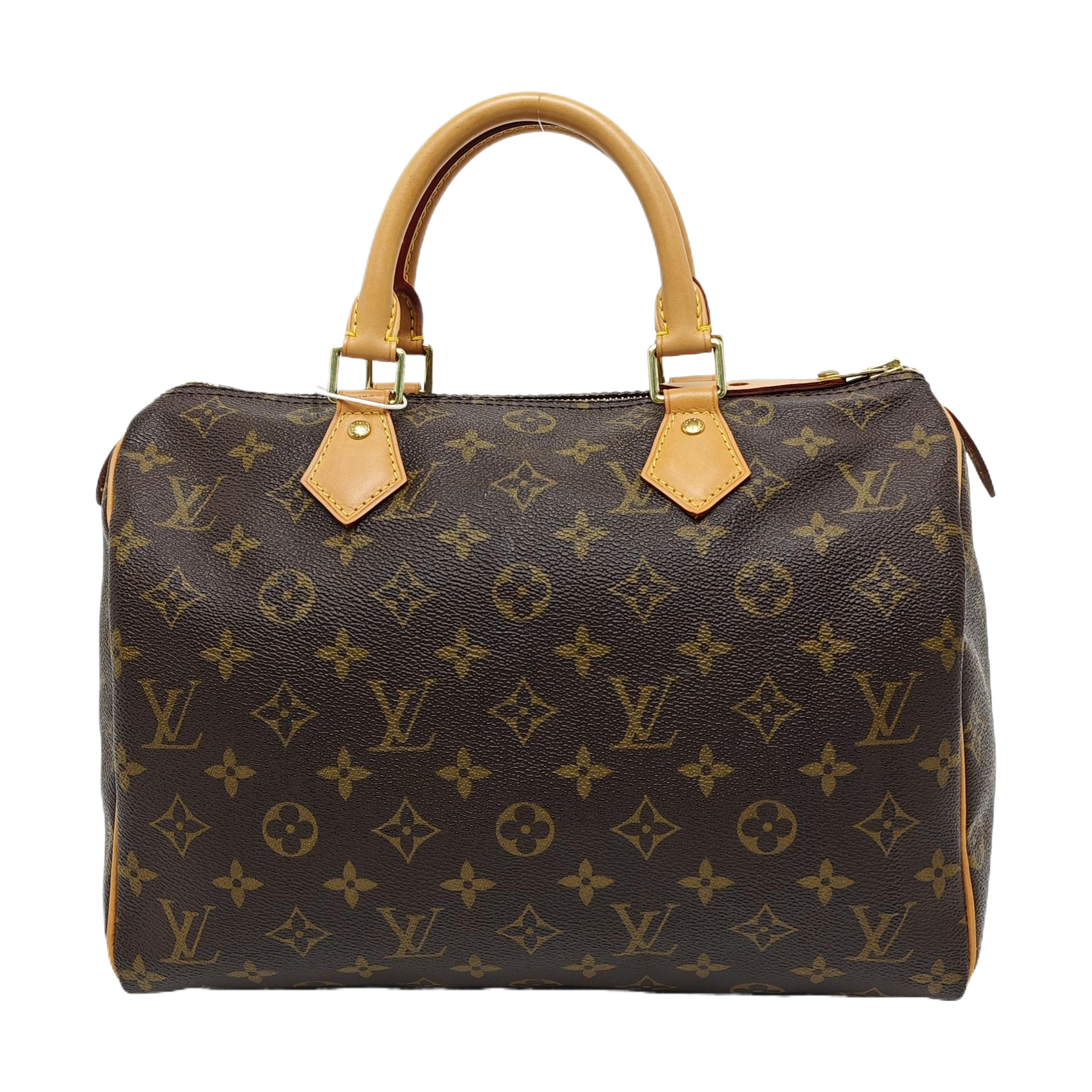 SPEEDY 30 Monogram Coated Canvas Brown
