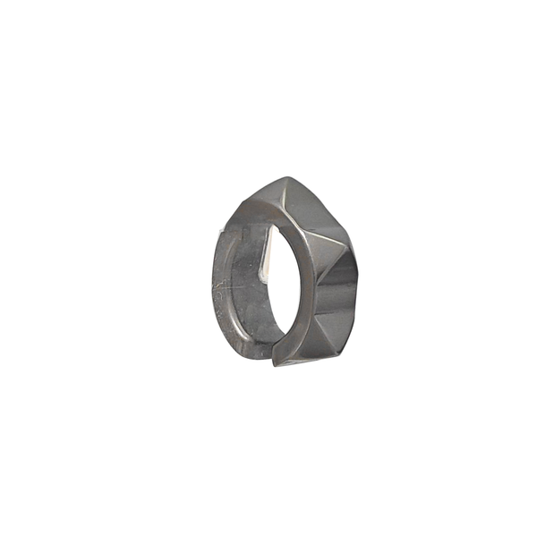 Metal Gray Clip On Earrings
