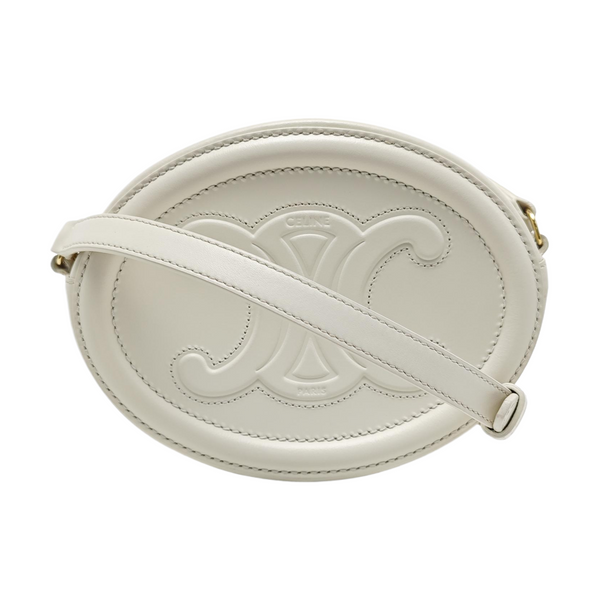 TRIOMPHE Mini Calfskin White
