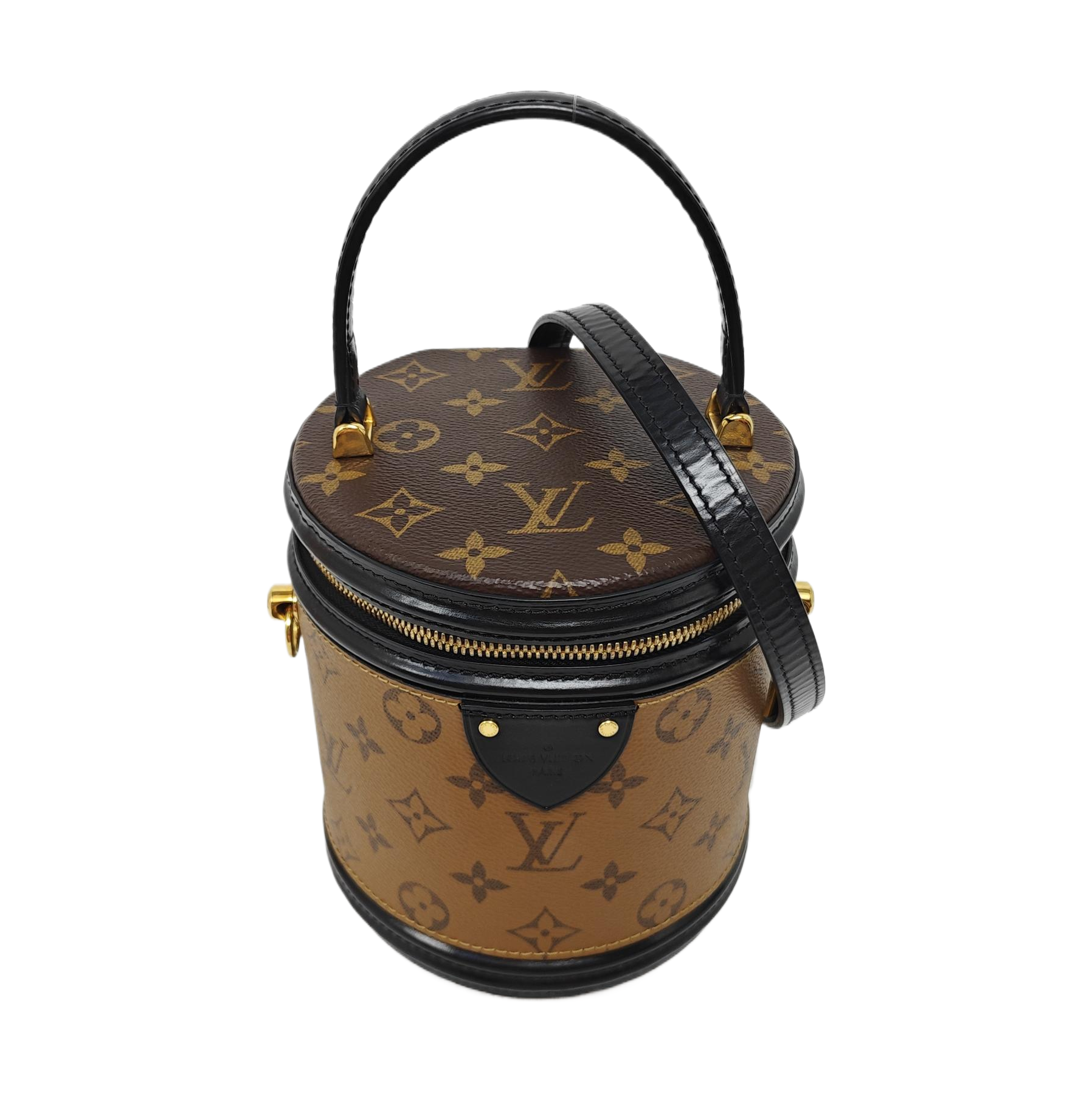 CANNES PM Monogram Coated Canvas Brown