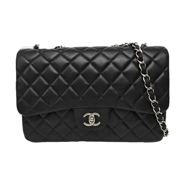 CLASSIC FLAP Jumbo Quilted Lambskin Black