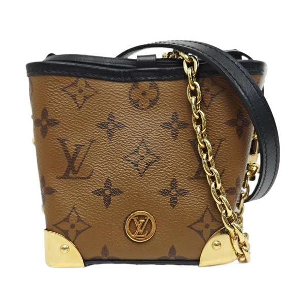 NOÉ PURSE LV CHARMS Monogram Coated Canvas Brown
