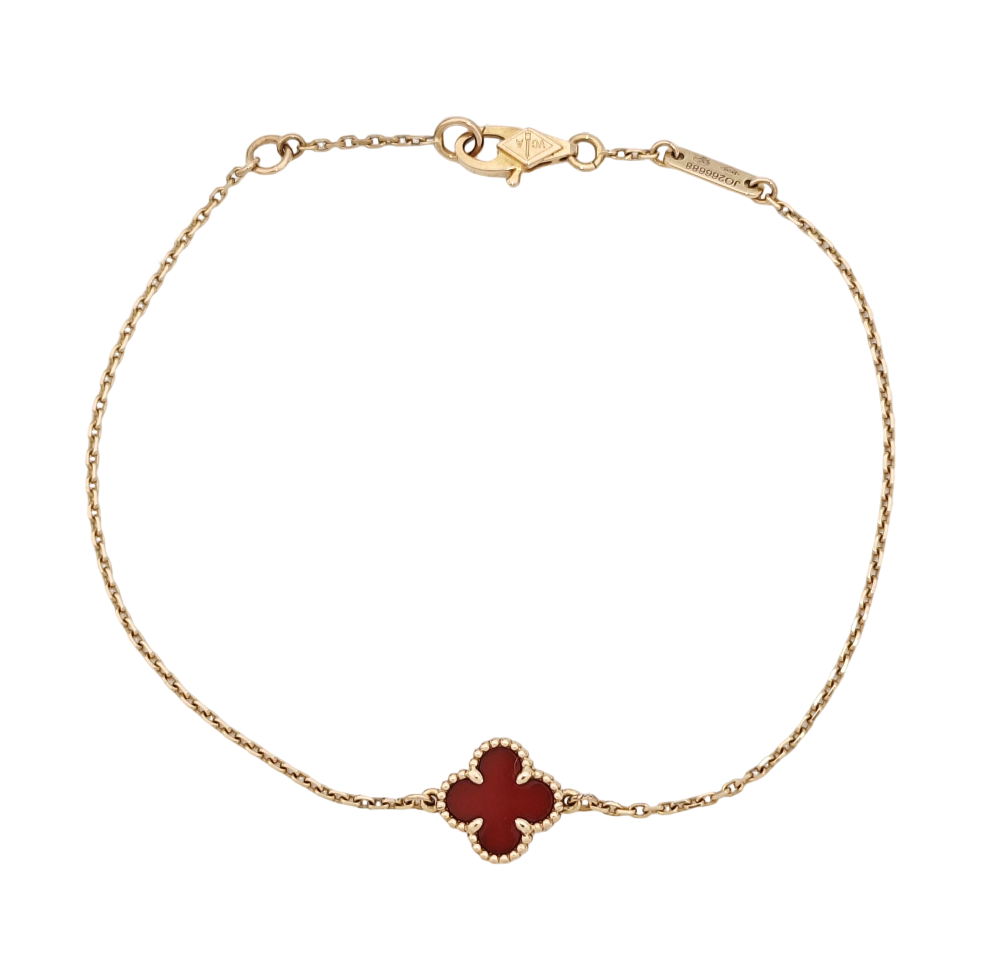 Sweet Alhambra 18k Rose Gold Bracelet