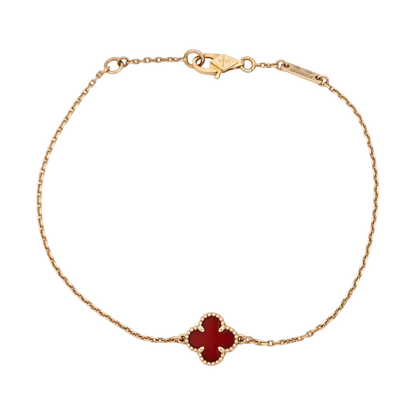 Sweet Alhambra 18k Rose Gold Bracelet