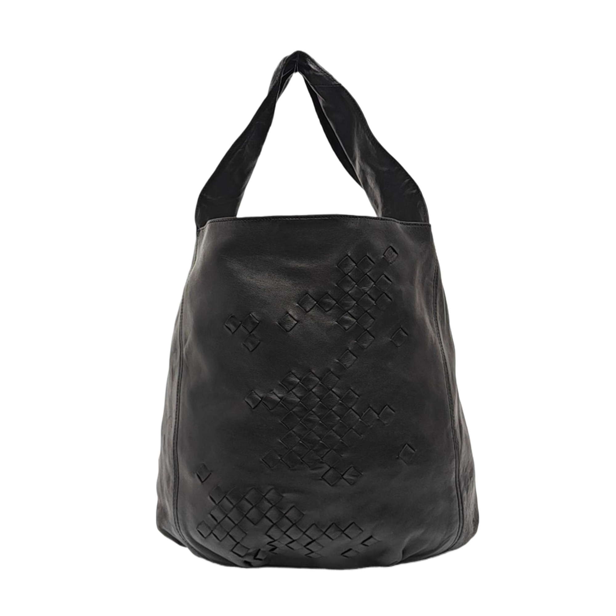 Calfskin Shoulder Bag Black