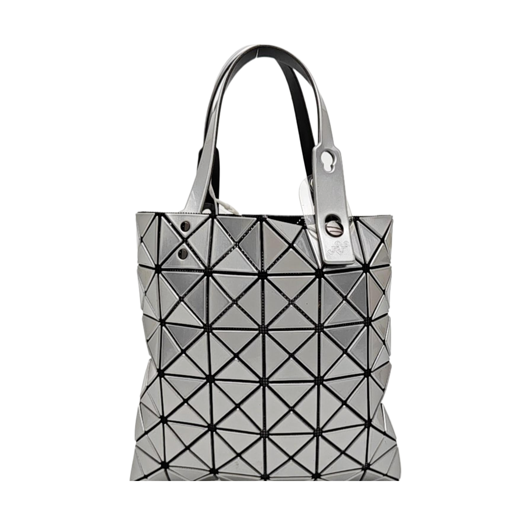 Special Material Tote Bag Mini Silver