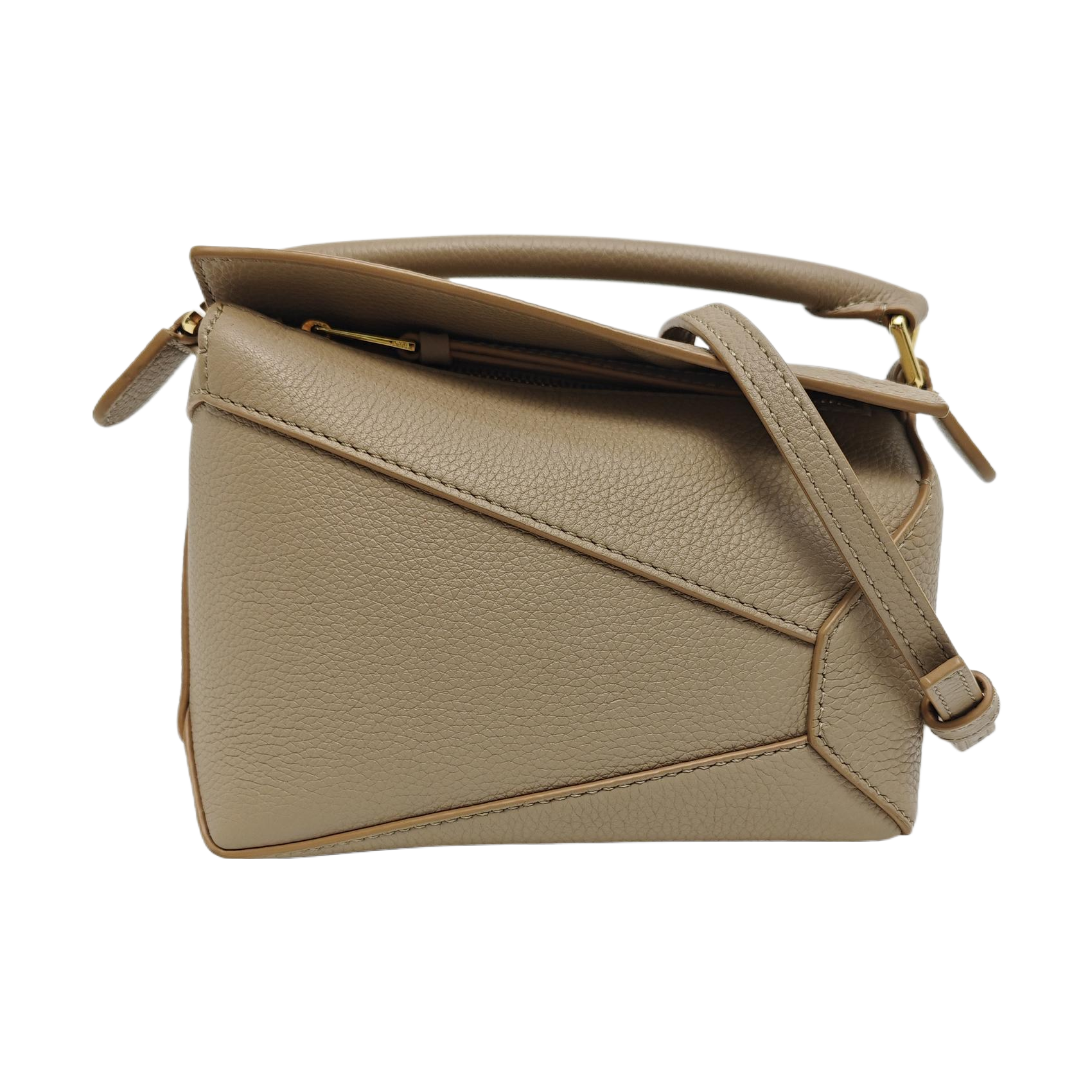 Puzzle Mini Calfskin Beige