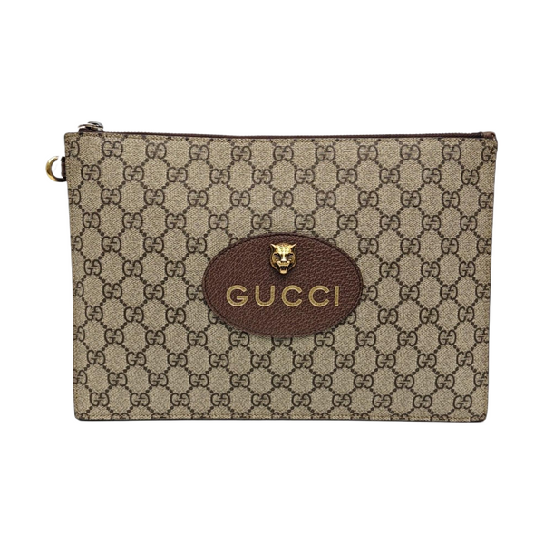 Neo Vintage Monogram Coated Canvas Beige